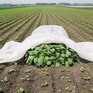 Couvertures en polaire lourde extensible pour la <span class=keywords><strong>protection</strong></span> contre le gel hivernal, housses de plantes non tissées pour jardin et ferme, respirantes et durables - Product Image 3