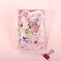 Cuaderno Acrílico con Diseño de Dibujos Animados Originales, A7, Hojas Sueltas, Estilo Japonés y Coreano, Varios Diseños de Fragancias, Lindo y Adorable