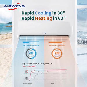 Aire Acondicionado Mini Split de Frecuencia Variable Eléctrico Airwens 12000 BTU R32, Frío/Calor, Control por Aplicación, Garantía de 3 Años, Ecológico - Product Image 5