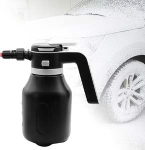 Bouteille pulvérisateur à mousse électrique 1,5 L Nettoyage ménager Lavage de voiture Pulvérisateur à pression d'air portable en plastique pour utilisation en jardin Modèle E33 - Product Image 5