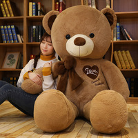 Kinqee Saint Valentin Cadeau Teddy Peluche Jouet Ours Géant Teddy Peluche Beau Cadeau Pour Fille Amis Animal En Peluche Peluche Poupées