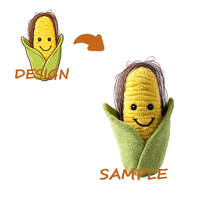 Peluche douce personnalisée de 10 cm, rembourrée en coton PP