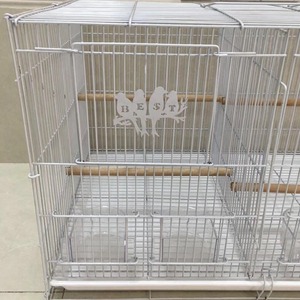 Katı desen ve düğme kapatma kuş kafesi büyük akasya Metal papağanlar için Starlings & shes shes 603 Model Pet kafesleri - Product Image 5