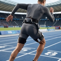 Exosquelette robotique portable, facile à ranger, pour une utilisation active, assistance aux jambes, adaptateur de marche intelligent, exosquelette robotique AI, force maximale de 48 Nm