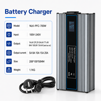 Chargeur de batterie portable 700W à énergie nouvelle, sortie multi-tension pour moto et scooter électriques