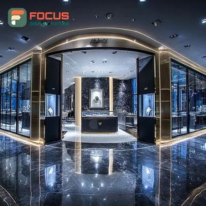 Sistema de Exhibición de Joyería de Lujo, Vitrina de Vidrio con Marco Metálico para Tiendas de Marca - Product Image 3