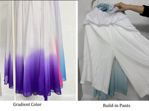 Gonna da Ballo di Alta Qualità per Donne, 360/540/720 Gradi, Colore Sfumato, Lunga e Fluida, per Danza Popolare e Spettacoli - Product Image 3