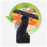Ventilateur portable rechargeable USB 6 pouces avec fonction de banque d'alimentation et vitesse réglable pour le camping