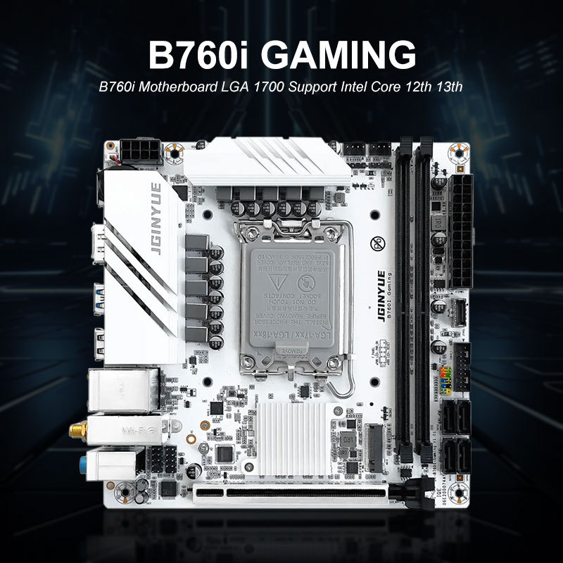 JGINYUE B760i Motherboard - High Performance for Gaming