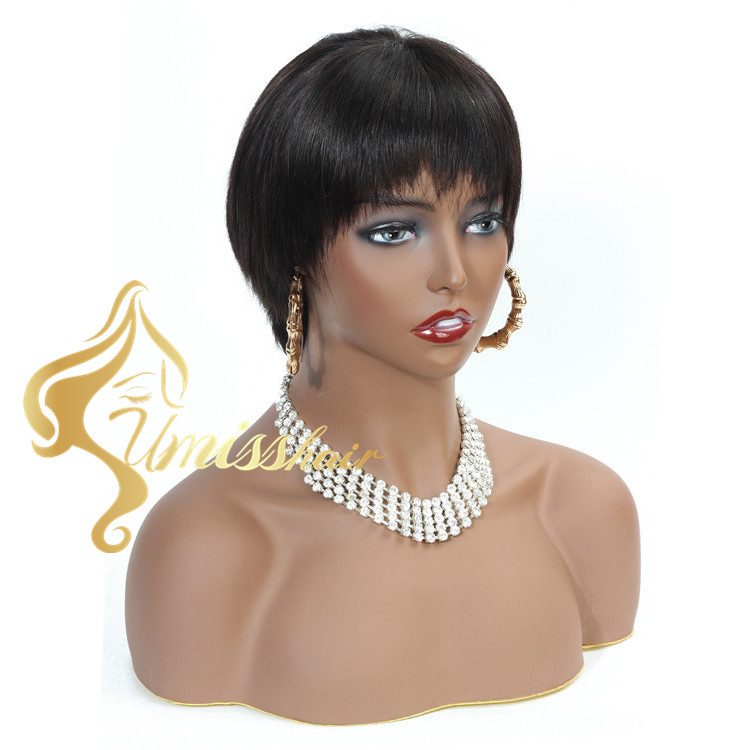 Natural Color Short Wig For Women