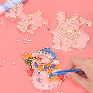 彩色DIY圣诞系列圣诞老人教育绘画玩具套装儿童水彩笔-KSF品牌纸质材料 - Product Image 4
