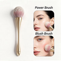 Ensemble de pinceaux cosmétiques de luxe à manche doré, pinceaux à poudre de blush de haute qualité pour le maquillage quotidien de la mariée, outils de beauté professionnels