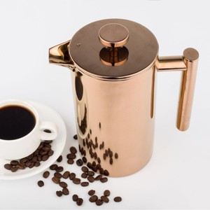 Bán Chạy Nhất Hiện Đại Thép Không Gỉ 304 Double-Tường Thân Thiện Với Môi Pháp Báo Chí Nồi Đặt Tay Brew Cà Phê Báo Chí Lọc Của Nhãn Hiệu - Product Image 5