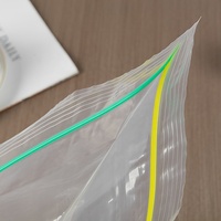 Sacs de conservation alimentaire réutilisables en plastique LDPE extra grands avec fermeture éclair, pour lait, compatibles congélateur, 30x40cm, emballage de cuisine, vente en gros