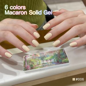 <span class=keywords><strong>MORDA</strong></span> Serie Macaron di Mezza Estate Gel UV Solido Non Tossico a Lunga Durata 2025 Nuovo Set da Sei Colori Lotus Bamboo per Nail Art con MSDS - Product Image 5