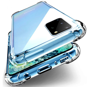 Coque de téléphone transparente en TPU pour <span class=keywords><strong>Samsung</strong></span> Galaxy S26 S25 FE S24 Ultra S23 S22 S21 FE S20 <span class=keywords><strong>S10</strong></span> S26 Ultra, coque arrière transparente antichoc - Product Image 1