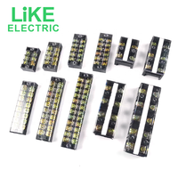 TB-1506 TB série conducteur électrique en laiton double rangée barrière bornier à vis fixe