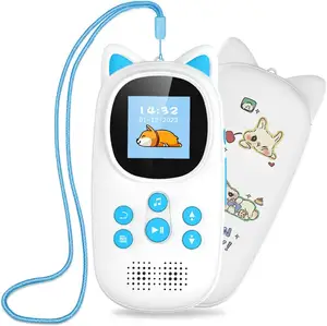 Private model 1.44inch screen hello kitty kids mp3 player with super speaker