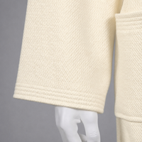 Peignoir gaufré 100 % coton doux pour la peau, style kimono, col, pour après le bain, unisexe, avec ceinture, idéal pour chambre d'hôtel et spa