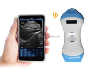 Sonde micro-convexe à ultrasons sans fil vétérinaire Plam + scanner à ultrasons linéaire pour instruments obstétricaux pour animaux