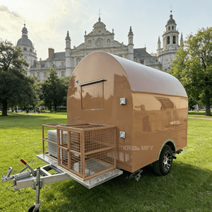 Remorque de vente alimentaire mobile 2,5 m, camion de crème glacée, remorque à café, chariot de vente de hot-dogs mobile, remorque de vente de boissons - Product Image 5