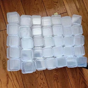 Loq Moq Custom Logo Wholesale Small Clear Packing <strong>Box</strong> Organizer <strong>Box</strong> Square Plastic <strong>Mini</strong> <strong>Storage</strong> Container <strong>Box</strong> for Jewelry Beads - Product Image 5