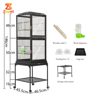 Ventes directes d'usine de grandes cages à oiseaux pour animaux de compagnie, à prix avantageux <span class=keywords><strong>et</strong></span> très demandées - Product Image 5