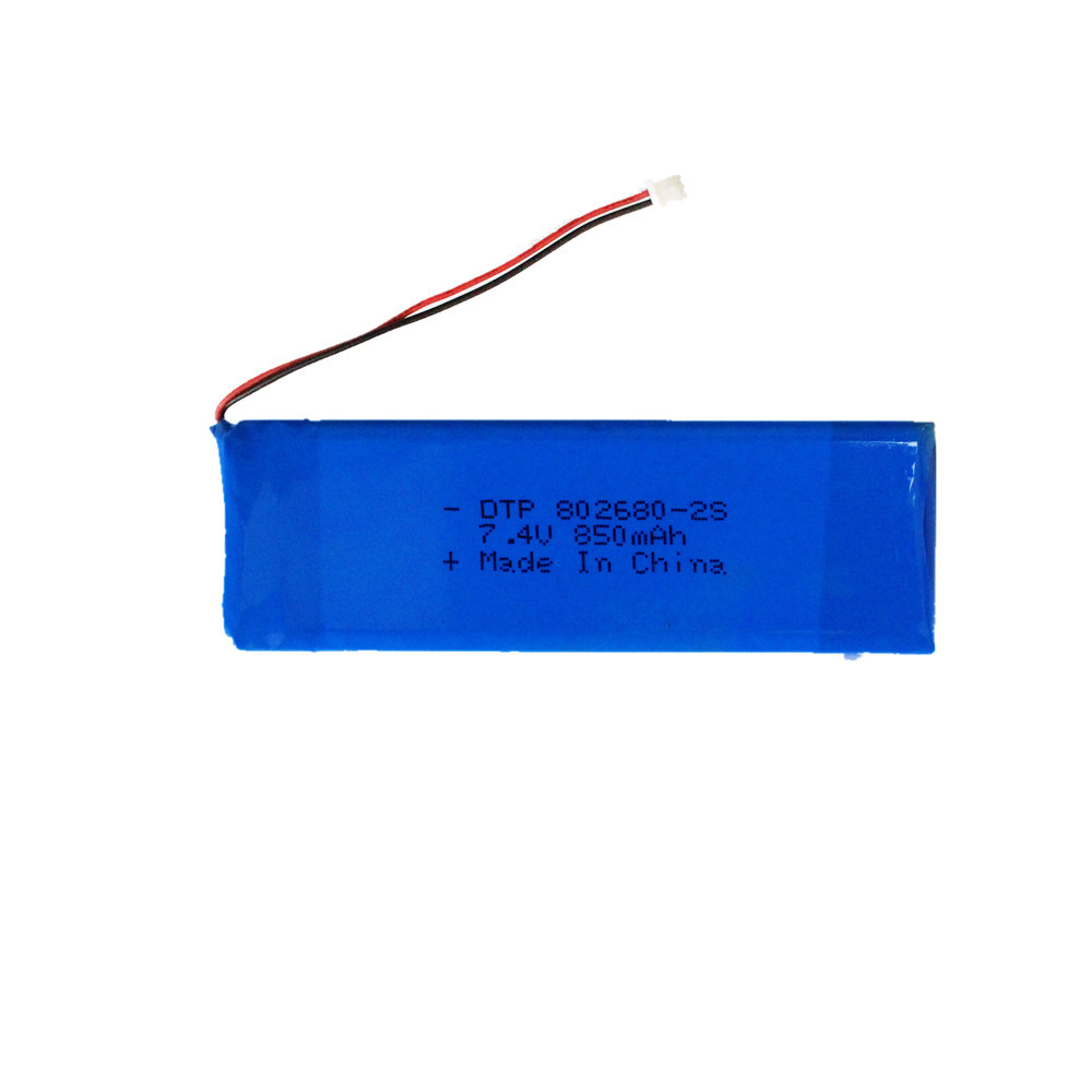 2S 7,4 v 850mah перезаряжаемые литий-ионные аккумуляторы с CE Rohs