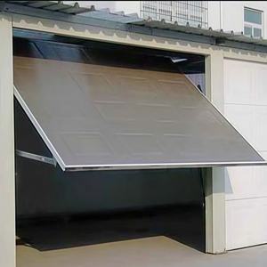 <span class=keywords><strong>Porte</strong></span> de <span class=keywords><strong>garage</strong></span> inclinable en aluminium, finition moderne, isolée, antirouille, économie d'énergie, pour villa - Product Image 6