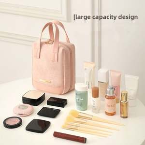 New Design Portable Toiletry Handy <b>Bag</b> Zipper Multi-layer Makeup <b>Organizer</b> Pouch Waterproof <b>Travel</b> Cosmetics <b>Bag</b> - Product Image 3