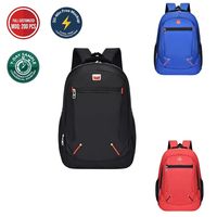 Mochila para Portátil de Viaje, Diseño Moderno, Impermeable, de Gran Capacidad, Unisex, para Exteriores, Personalizable, en Oxford 1680D