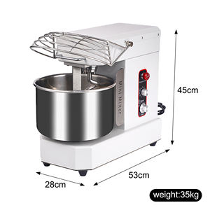 Amasadora Eléctrica de Cabezal Inclinable para Panadería, Pizza, Carne, Uso Doméstico y Comercial Pequeño, Mezcladora de Masa Espiral - Product Image 4