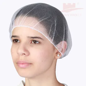 Food Beauty Industry Disposable Nylon Mesh Hair Net Head Cover Hair Nets