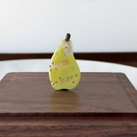 Accessoire de mode en acétate pour jeunes femmes, forme poire, texture coquillage irisée, pour soirée, emballage carton, vente en gros prise en charge