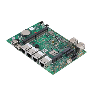 Qotom OEM Intel J6412 CPU Embedded Thin MINI-ITX 4LAN 4G 5G Low Power Firewall POE Motherboard