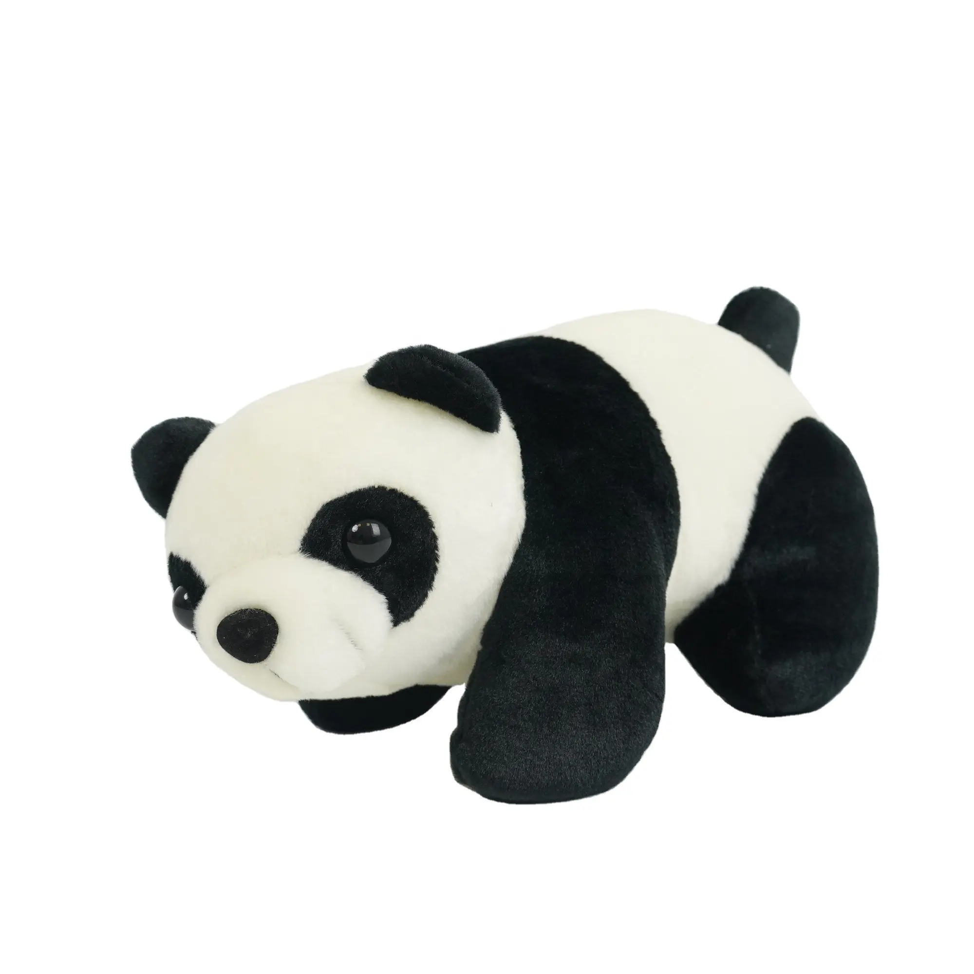 Offre Spéciale En Peluche Panda Animal En Peluche Classique Blanc Et noir Doux Jouet