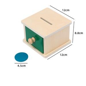 Boîte à Tiroirs <span class=keywords><strong>Montessori</strong></span> en Bois pour Bébé, Aides à <span class=keywords><strong>l</strong></span>'Enseignement Précoce, Jouets Sensoriels d'Apprentissage pour Enfants - Product Image 3