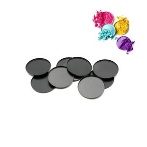 Modern lüks yuvarlak teneke tavalar göz farı yedekler şık bitirmek makyaj alüminyum Pan - Product Image 6