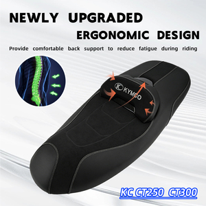 Reposapiés y Cojín para Asiento de Motocicleta KYMCO CT250 - Espuma de PU de Alta Elasticidad, Suave e Impermeable para Modificación y Mejora - Product Image 4