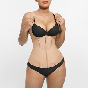 Faja <span class=keywords><strong>Colombiana</strong></span> Reductora y Moldeadora de Cintura Talla Grande 7 Plus, Transpirable, con Control Firme, Levanta Busto, Tirantes Ajustables, Soporte de Malla para el Pecho - Product Image 4