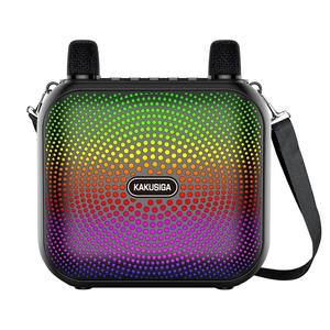 Kakusiga Portable <b>Bluetooth</b> <b>Speaker</b> <b>With</b> 2 Microphones RGB <b>Lights</b> Karaoke Party Use - Product Image 2