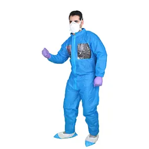 一次性PPE胸窗式工作服化学工业防护服
