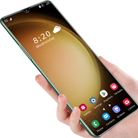 Nouveau smartphone intelligent S23 Ultra 2023, écran OLED HD de 7,2 pouces, 120 Hz, 16 Go + 1 To, processeur Deca Core, 108 MP, Android 11, déverrouillage facial