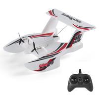 Avion télécommandé amphibie 2.4G 3CH en mousse EPP, modèle d'avion électrique, planeur, télécommande, chargeur