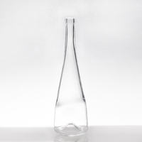 Bouteilles en verre vides de 175 ml, 375 ml, 500 ml pour spiritueux, liqueurs, vodka, whisky, vin avec bouchon