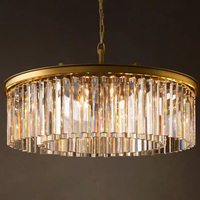 Lámpara de Techo de Cristal Dorado de Diseño, Lámpara LED Moderna de Lujo para el Hogar, Iluminación para Hoteles y Villas, Personalizable