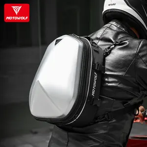 Motowolf Opslag Rugzak Voor Motorfiets Staart Doos Pp Grote Zak Helm Hard Travel Seat Tassen Bagage Doos Staart Voor Verkoop