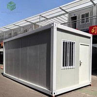 Mobiele Flatpack Containerwoning, Modulaire Prefab Gefabriceerde Afneembare Kantoorcontainerwoning