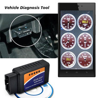 Nueva herramienta de diagnóstico universal de protocolos OBD2, lector de códigos OBD2 ELM327 V1.5 compatible con todos los sistemas.