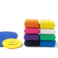 Chaussettes longues en coton pour bébés et enfants, couleurs unies, vente en gros, chaussettes d'anniversaire pour filles et garçons